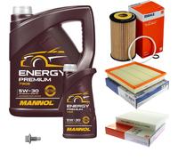 MAHLE Controllo Set 6L MANNOL 5W-30 Energy Premium Per Opel Insignia A 1.6