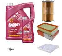Mahle Controllo Set 6L mannol 5W-30 Energy Premium per Opel Mokka / Moca