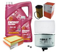 Mahle Controllo Set 6L mannol 5W-30 Energy Premium per Terra Rover