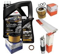 MAHLE Controllo Set 6L MANNOL 5W-30 LONGLIFE Per BMW 3er Compact 316 TI 318