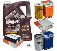 MAHLE Controllo Set 6L MANNOL 5W-30 LONGLIFE Per Hyundai I40 CW 1.7 CRDi