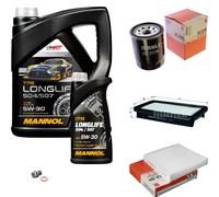 MAHLE Controllo Set 6L MANNOL 5W-30 LONGLIFE Per Suzuki SX4 1.6 VVT 1.5