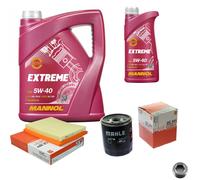 Mahle Controllo Set 6L mannol 5W-40 Estremo per Fiat Palio Week-End 1.7