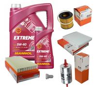 MAHLE Controllo Set 6L MANNOL 5W-40 EXTREME Adatto Per VW Polo 1.4 FSI