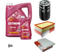 MAHLE Controllo Set 6L MANNOL 5W-40 Extreme Per Audi 100 Avant 2.5 TDI A6