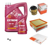 MAHLE Controllo Set 6L MANNOL 5W-40 Extreme Per Opel Omega B 2.5 V6 3.0
