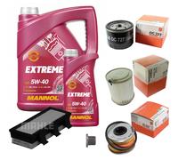 MAHLE Controllo Set 6L MANNOL 5W-40 Extreme Per Renault Kangoo Express D 65