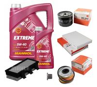 MAHLE Controllo Set 6L MANNOL 5W-40 Extreme Per Renault Kangoo Express D 65