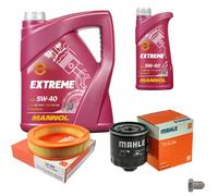 MAHLE Controllo Set 6L MANNOL 5W-40 Extreme Per VW Lupo 1.0 Polo 60 1.4 75