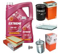 MAHLE Controllo Set 6L MANNOL 5W-40 Extreme Per VW Passat Variant 1.6