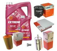 MAHLE Controllo Set 6L MANNOL 5W-40 Extreme Per VW Polo Classic 75 1.6