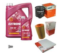 MAHLE Controllo Set 6L MANNOL 5W-40 Extreme Per VW Polo Classic 75 1.6