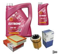 MAHLE Controllo Set 6L MANNOL 5W-40 Extreme Per VW Transporter IV Bus 2.8