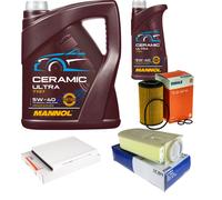 MAHLE Controllo Set 6L MANNOL Ceramic 5W-40 Per Mercedes-Benz GLE 250 D