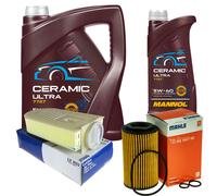MAHLE Controllo Set 6L MANNOL Ceramic 5W-40 Per Mercedes-Benz GLK-Klasse 220