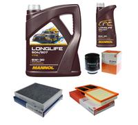 MAHLE Controllo Set 6L MANNOL LONGLIFE 504/507 5W-30 Per VW Polo 6R 1.6