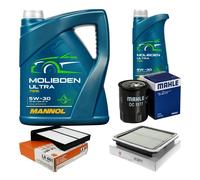 Mahle Controllo Set 6L mannol Molibden di Stop Ultra 5W-30 per Subaru Forester
