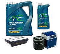 MAHLE Controllo Set 6L MANNOL MOLIBDENO ULTRA 5W-30 Per KIA Ceed 1.6 T-GDi GT