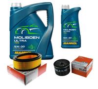 MAHLE Controllo Set 6L MANNOL MOLIBDENO ULTRA 5W-30 Per Renault Logan I Kombi