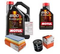 MAHLE Controllo Set 6L MOTUL 8100 X-CESS 5W-40 Per Citroën C5 II Break 2.2