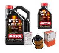 MAHLE Controllo Set 6L MOTUL 8100 X-CESS 5W-40 Per Opel Meriva B