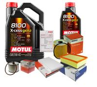 MAHLE Controllo Set 6L MOTUL 8100 X-CESS 5W-40 Per Peugeot 308 CC 2.0 HDi