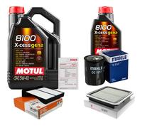 MAHLE Controllo Set 6L MOTUL 8100 X-CESS 5W-40 Per Subaru Forester 2.0 AWD