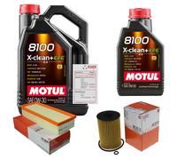 MAHLE Controllo Set 6L MOTUL 8100 X-CLEAN 0W-30 Per Audi A4 Avant 2.0 TDI