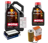 MAHLE Controllo Set 6L MOTUL 8100 X-CLEAN 0W-30 Per KIA Sportage 2.0 CRDi