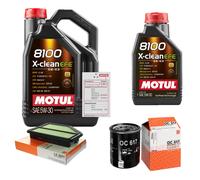 MAHLE Controllo Set 6L MOTUL 8100 X-CLEAN EFE 5W-30 Per Honda CR-V III
