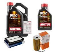MAHLE Controllo Set 6L MOTUL 8100 X-CLEAN EFE 5W-30 Per Hyundai Tucson 2.0
