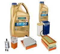 MAHLE Controllo Set 6L RAVENOL 5W-30 per VW Beetle Cabriolet 2.0 TSI Scirocco