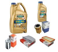 MAHLE Controllo Set 6L RAVENOL 5W-40 per Audi TT Roadster 3.2 VR6 quattro Kit