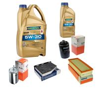 MAHLE Controllo Set 6L RAVENOL SMP 5W-30 per Audi A3 1.8 TFSI
