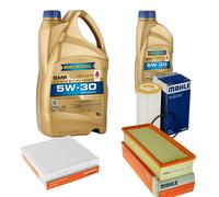 MAHLE Controllo Set 6L RAVENOL SMP 5W-30 per Seat Leon ST 1.8 TSi
