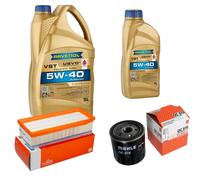 MAHLE Controllo Set 6L RAVENOL Turbo VST 5W-40 per Dacia Dokker Express