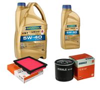 MAHLE Controllo Set 6L RAVENOL Turbo VST 5W-40 per Mazda 2 1.4 1.25 1.6