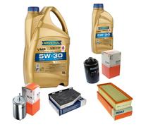 Mahle Controllo Set 6L Ravenol Vmp 5W-30 per Audi A3 1.8 TFSI