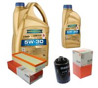 MAHLE Controllo Set 6L RAVENOL VMP 5W-30 per Audi A4 Avant 1.8 TFSI 2.0 Q5