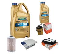 MAHLE Controllo Set 6L RAVENOL VMP 5W-30 per Honda CR-V III 2.2i-DTEC 4WD