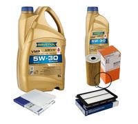 MAHLE Controllo Set 6L RAVENOL VMP 5W-30 per Hyundai Tucson 2.0 CRDi AWD
