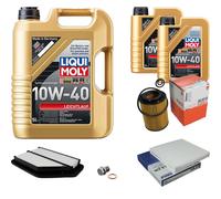 MAHLE Controllo Set 7 L Liqui Moly 10W-40 Per Honda CR-V III 2.2I-CTDI 4WD