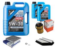 MAHLE Controllo Set 7 L LIQUI MOLY 5W-30 Per Honda CR-V III 2.2I-CTDI 4WD