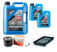 MAHLE Controllo Set 7 L LIQUI MOLY 5W-30 Per Nissan Qashqai +2 I 1.5 dCi