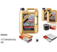 MAHLE Controllo set 7 L Liqui Moly Bassa visciosità 10W-40 per Renault Megane Io