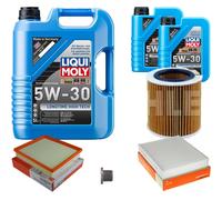 Mahle Controllo Set 7 L Liqui Moly da Molto Tempo 5W-30 per BMW 3 Gran Turismo