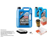 Mahle Controllo Set 7 L Liqui Moly da Molto Tempo 5W-30 per Honda Cr II 2.2 Ctdi
