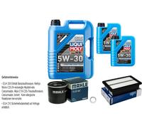 Mahle Controllo Set 7 L Liqui Moly da Molto Tempo 5W-30 per Hyundai i20 Active