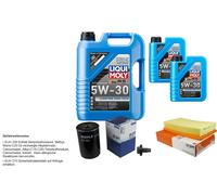 Mahle Controllo Set 7 L Liqui Moly da Molto Tempo 5W-30 per Jaguar TIPO-S 4.2 V8