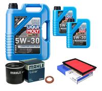Mahle Controllo Set 7 L Liqui Moly da Molto Tempo 5W-30 per Nissan Tino Dennis